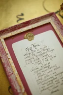 Pamiątka Chrztu Świętego - Kaligrafia: modlitwa Ojcze Nasz pisana ręcznie atramentem - miniaturka - grafika 1