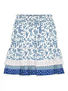 VERO MODA Damska spódnica Vmmilan Hw Short Skirt WVN, Dazzling Blue/Aop:mira, XL - Spódnice - miniaturka - grafika 1