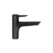 Baterie kuchenne - KLUDI 329433975 MIX jednouchwytowa bateria kuchenna, wyciągana obrotowa wylewka, czarny mat - miniaturka - grafika 1