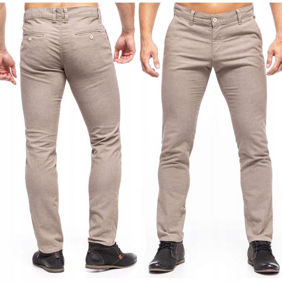 SPODNIE MĘSKIE CHINOSY VANKEL JEANS 075 - 104cm/L32