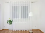 Firany - FIRANA GOTOWA NA PRZELOTKACH WOAL DO SALONU KUCHNI 400x250CM - miniaturka - grafika 1