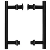 Akcesoria do armatury i ceramiki - Kerra UK-01 BL uchwyt do kabiny prysznicowej - miniaturka - grafika 1