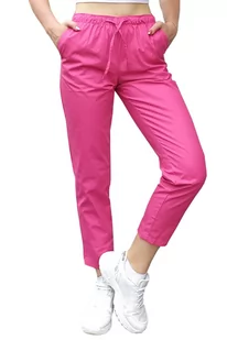 Cygaretki spodnie medyczne damskie ochronne kolor amarant 3XL - Odzież medyczna - miniaturka - grafika 1