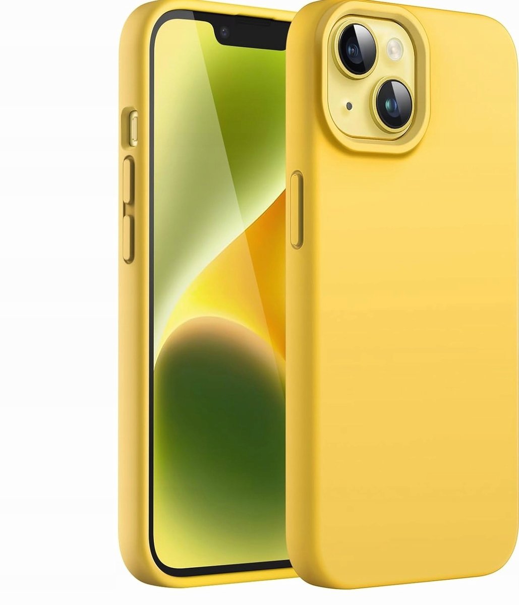 JETech Silikonowe Etui dla iPhone 14 6,1 Cala, Jedwabisty Miękki w Dotyku Futerał Ochronny na Całe Ciało, Odporny na Wstrząsy Case z Podszewką z Mik..
