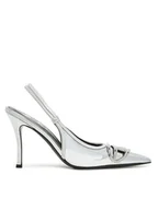 Czółenka - Diesel Szpilki Y02985 P1660 T9002 Srebrny - miniaturka - grafika 1