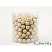 Ozdoby bożonarodzeniowe - Kulki brokatowe 1,5 cm złote - miniaturka - grafika 1