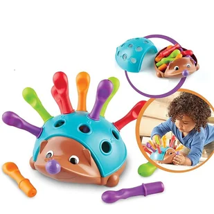 JEŻYK SORTER ZABAWKI EDUKACYJNE INTERAKTYWNE DLA DZIECI MONTESSORI 18msc+ - Sortery dla dzieci - miniaturka - grafika 1