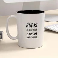 Kubki - Firmowy kubek reklamowy - CLASSIC z kolorowym wnętrzem - miniaturka - grafika 1