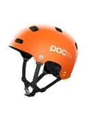 Kaski narciarskie - Kask dla dzieci POC POCito Crane MIPS - fluorescent orange - miniaturka - grafika 1