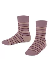 Skarpetki dla dzieci - FALKE Unisex dziecięce skarpetki do kapci Simple Stripes ekologiczna bawełna antypoślizgowe wypustki 1 para, czerwone (Brick 8770), 27-30, czerwony (Brick 8770), 27-30 - miniaturka - grafika 1