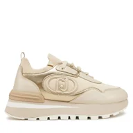 Sneakersy damskie - Sneakersy Liu Jo Amazing 35 BA5077 PX622 Beżowy - miniaturka - grafika 1