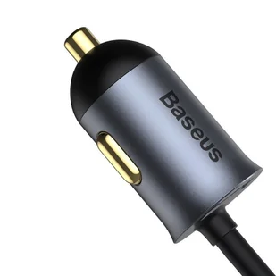 Baseus Share Together ładowarka samochodowa 3x USB / USB Typ C 120W PPS Quick Charge Power Delivery szary (CCBT-B0G) - Ładowarki samochodowe - miniaturka - grafika 7