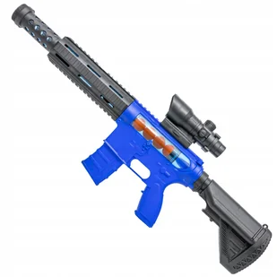 Karabin M4 Na Piłeczki Pistolet Wyrzutnia Zestaw 8 Piłek Bezpieczny - Zabawki militarne - miniaturka - grafika 1