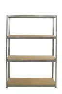 Szafy i regały magazynowe - Regał Helios magazynowy metalowy HZZ_180X120X30_4_350 ilość półek 4 nośność 350 kg / Wamar-Sosenka - miniaturka - grafika 1