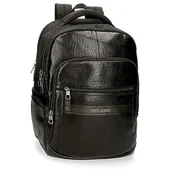 Koszulki męskie - Pepe Jeans Horley Bagaż- Torba kurierska Mężczyzna, czarny, Talla única, dwukomorowy plecak na laptopa - miniaturka - grafika 1