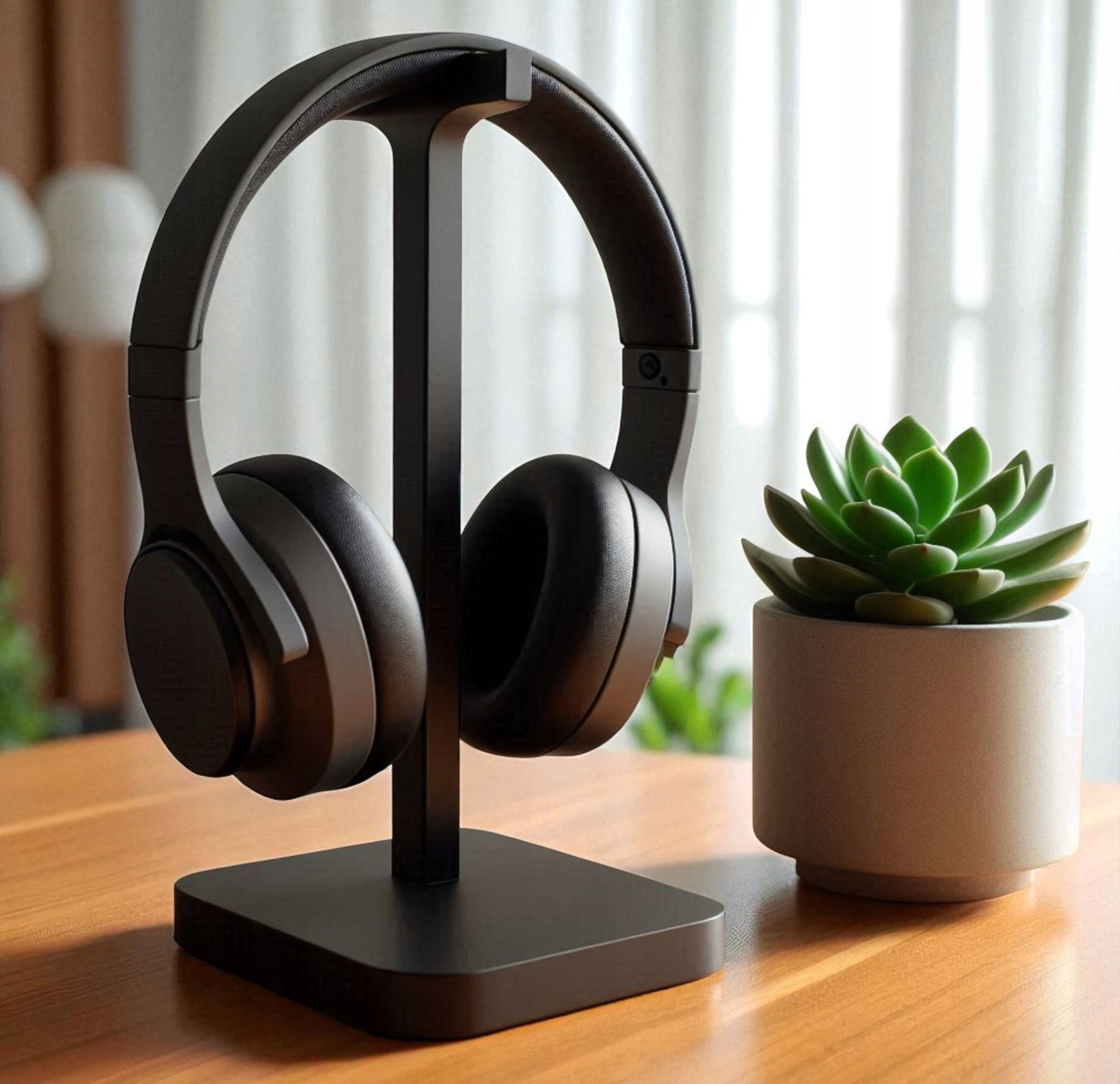 SAMDI Designerski stojak na słuchawki styl i funkcjonalność w jednym