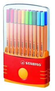 Zestaw linerów Stabilo Point 88 Color Parade 20 szt - Kredki, ołówki, pastele i pisaki - miniaturka - grafika 1