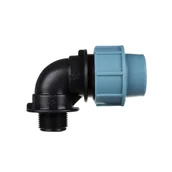 Łączniki, trójniki, kształtki - Złączka kolanko nyplowe 1/2"x20 Invena - miniaturka - grafika 1