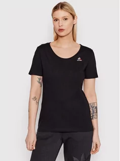 Koszulki i topy damskie - Le Coq Sportif T-Shirt 2210513 Czarny Regular Fit - grafika 1