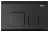 Przyciski spłukujące - REA Przycisk spłukujący  Przycisk typu F do stelaża podtynkowego WC Black Mat REA-E9854 - miniaturka - grafika 1