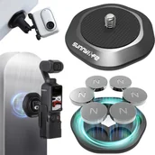 Akcesoria do drona - SunnyLife SOLIDNY MOCNY UCHWYT MAGNETYCZNY MAGNES NEODYMOWY MOCOWANIE GWINT 1/4 CALA DO KAMER APARATÓW - miniaturka - grafika 1