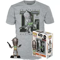 Figurki dla dzieci - SET FIGURA POP & TEE STAR WARS IG-11 WITH THE CHILD EXCLUSIVE - miniaturka - grafika 1
