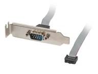Kontrolery - Lanberg śledź 1x DB9COM 40cm low profile - miniaturka - grafika 1