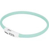 Odblaski i adresówki - AniOne Opaska odblaskowa z silikonu Candy turkusowy S-M - miniaturka - grafika 1