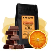 Cappuccino i kawy smakowe - Kawa ziarnista smakowa Pomarańczowo Czekoladowa 250 g świeżo palona - miniaturka - grafika 1