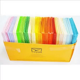 LOGOS KOPERTA NA WIZYTÓWKI 6x10cm KOLORO MIX 200szt - Koperty - miniaturka - grafika 2