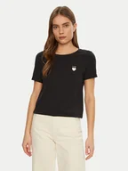 Koszulki i topy damskie - JDY T-Shirt Kitty 15318845 Czarny Regular Fit - miniaturka - grafika 1
