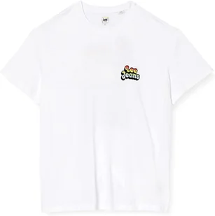 Lee Pride Tee Chest Grap Męski T-Shirt White L63Gfe12-2Xl - Koszulki męskie - miniaturka - grafika 1