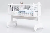 Łóżeczka i kojce - Kołyska Karol 90/40 biała - miniaturka - grafika 1