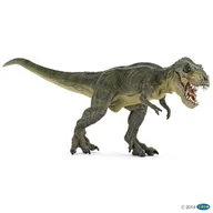 Figurki dla dzieci - Papo 55027 T-rex biegnący zielony 31x9,6x12,5cm - miniaturka - grafika 1