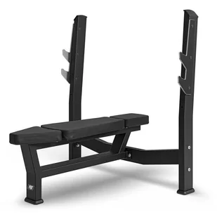 Marbo Sport Ławka Prosta Ze Stojakami Mp-L204 Marbo Professional (MP-L204-k1t1) - Ławki treningowe - miniaturka - grafika 1