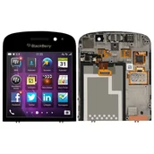Części serwisowe do telefonów - WYŚWIETLACZ LCD DOTYK SZYBA BLACKBERRY Q10 CZARNY - miniaturka - grafika 1