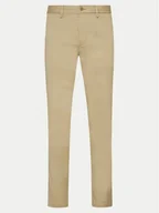Spodnie męskie - Tommy Hilfiger Chinosy Core Denton MW0MW28884 Beżowy Straight Fit - miniaturka - grafika 1