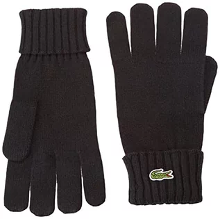 Rękawiczki - Lacoste Rękawiczki zimowe uniseks, czarny, 100 - grafika 1