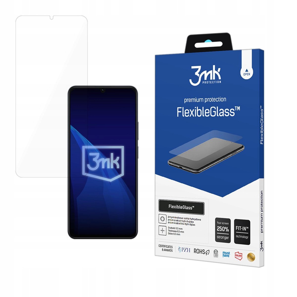 Szkło ochronne hybrydowe 3mk FlexibleGlass na Realme Note 70T odporne