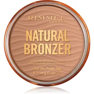 Bronzery i konturowanie twarzy - Rimmel London Natural Bronzer Ultra-Fine Bronzing Powder Bronzer 14 g Odcień 003 Sunset - miniaturka - grafika 1