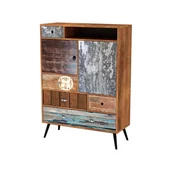 Komody - Komoda KM-4 Mezo Halmar Wielobarwny - miniaturka - grafika 1