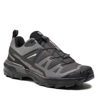 Buty trekkingowe męskie - Trekkingi Salomon X Ultra 360 L47448300 Magnet / Black / Pewter - miniaturka - grafika 1