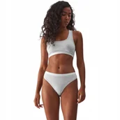 Biustonosze - Majtki damskie stringi 4F F026 chłodny jasny szary melanż 4FWMM00UPTSF026 2 - miniaturka - grafika 1