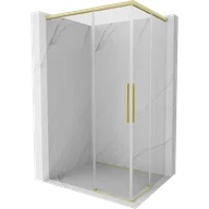 Kabiny prysznicowe - Mexen Rox Duo kabina prysznicowa rozsuwana 90 x 85 cm, transparent, złota szczotkowana - 8C2D-090-085-55-00 - miniaturka - grafika 1