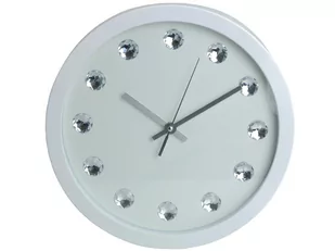 Emako Zegar ścienny GLAMOUR z kryształkami 30 cm B01DNYUKKY - Zegary - miniaturka - grafika 1