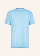 Koszulki i topy damskie - Adidas Top Do Biegania Own The Run 3 blau - miniaturka - grafika 1