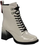 Botki damskie - Botki Modne S.Barski MR880-133 L.Grey Szare - S.BARSKI - miniaturka - grafika 1