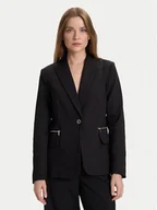 Marynarki i żakiety damskie - Morgan Marynarka 242-VBEKA.F Czarny Regular Fit - miniaturka - grafika 1