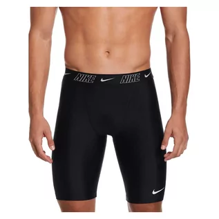 Kąpielówki męskie - Kąpielówki męskie Nike Swim Logo Tape Jammer NESSD642 - grafika 1