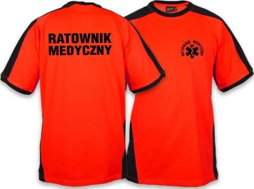 North Wind + medical Koszulka ratownicza FLUO męska